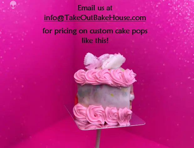 CUSTOM Cosmic Cake Pops Take Out Bake House