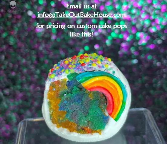 CUSTOM Cosmic Cake Pops Take Out Bake House