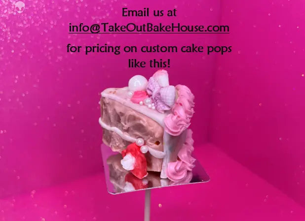 CUSTOM Cosmic Cake Pops Take Out Bake House
