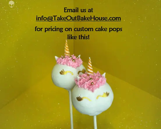 CUSTOM Cosmic Cake Pops Take Out Bake House